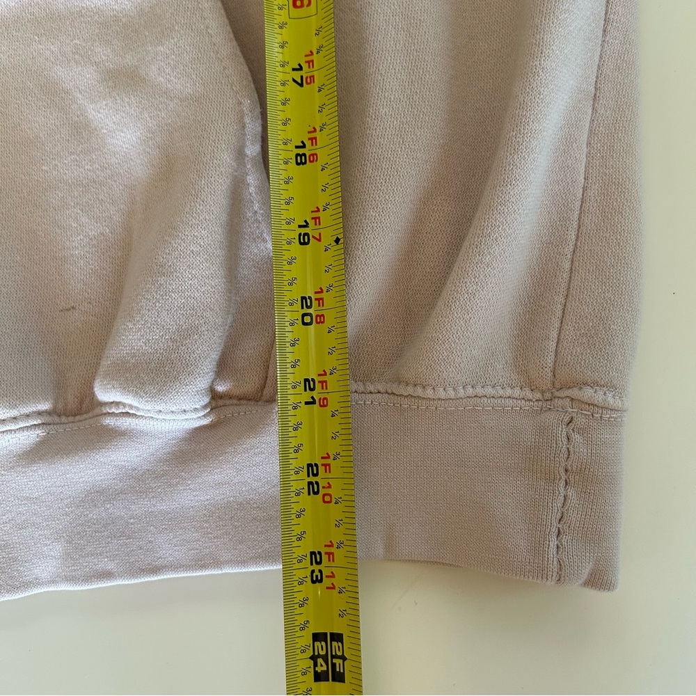 Brandy Melville Oversized Pink Fall Hoodie Sweatshirt - Picture 5 of 8